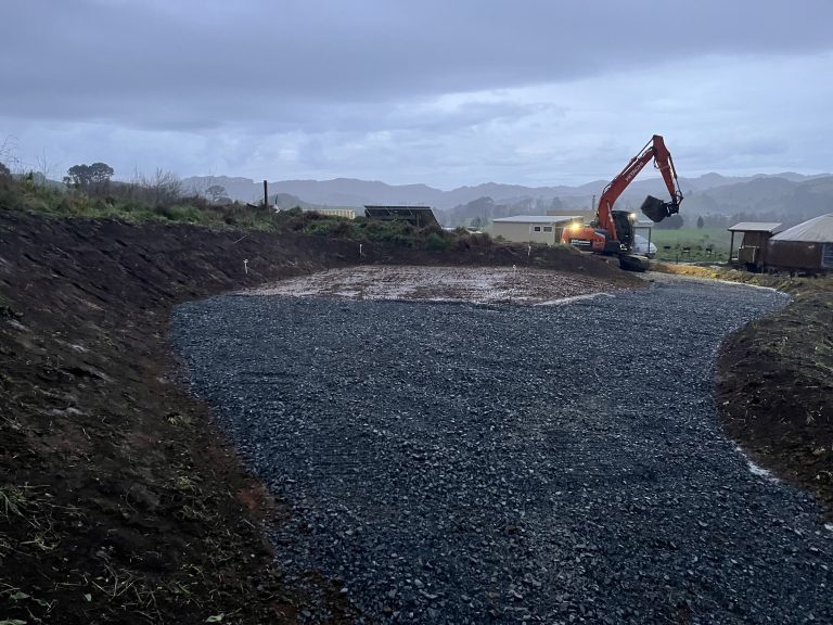 cabin site & driveway